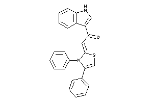 2-(3,4-diphenyl-4-thiazolin-2-ylidene)-1-(1H-indol-3-yl)ethanone
