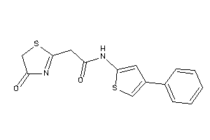 2-(4-keto-2-thiazolin-2-yl)-N-(4-phenyl-2-thienyl)acetamide