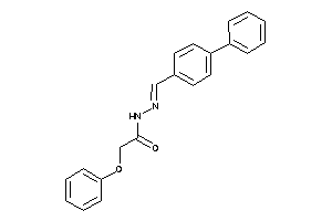 2-phenoxy-N-[(4-phenylbenzylidene)amino]acetamide