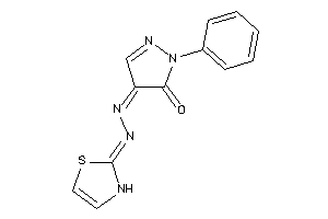 Image of 2-phenyl-4-(4-thiazolin-2-ylidenehydrazono)-2-pyrazolin-3-one