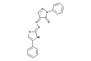 2-phenyl-4-[(4-phenyl-4-thiazolin-2-ylidene)hydrazono]-2-pyrazolin-3-one