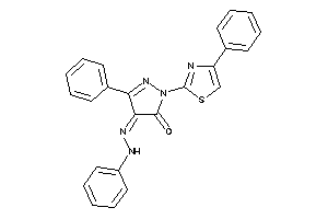 5-phenyl-4-(phenylhydrazono)-2-(4-phenylthiazol-2-yl)-2-pyrazolin-3-one