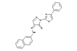 4-(2-naphthylhydrazono)-2-(4-phenylthiazol-2-yl)-2-pyrazolin-3-one