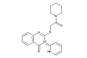 2-[(2-keto-2-piperidino-ethyl)thio]-3-(1H-pyridin-2-ylidene)quinazolin-3-ium-4-one