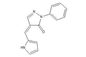 Image of 2-phenyl-4-(1H-pyrrol-2-ylmethylene)-2-pyrazolin-3-one