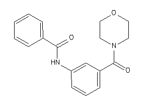 N-[3-(morpholine-4-carbonyl)phenyl]benzamide