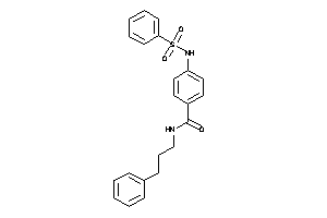 Image of 4-(benzenesulfonamido)-N-(3-phenylpropyl)benzamide