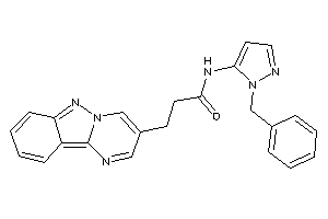 N-(2-benzylpyrazol-3-yl)-3-pyrimido[1,2-b]indazol-3-yl-propionamide