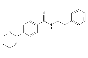 Image of 4-(1,3-dithian-2-yl)-N-phenethyl-benzamide