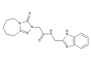 N-(1H-benzimidazol-2-ylmethyl)-2-(3-keto-6,7,8,9-tetrahydro-5H-[1,2,4]triazolo[4,3-a]azepin-2-yl)acetamide