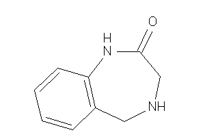 Image of 1,3,4,5-tetrahydro-1,4-benzodiazepin-2-one