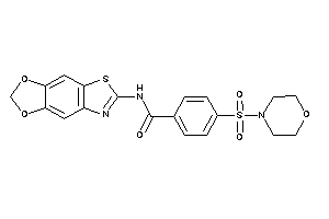 N-([1,3]dioxolo[4,5-f][1,3]benzothiazol-6-yl)-4-morpholinosulfonyl-benzamide