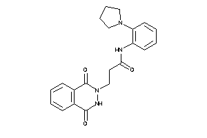 3-(1,4-diketo-3H-phthalazin-2-yl)-N-(2-pyrrolidinophenyl)propionamide