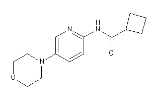 Image of N-(5-morpholino-2-pyridyl)cyclobutanecarboxamide