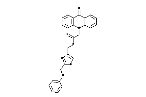 Image of 2-(9-ketoacridin-10-yl)acetic Acid [2-(phenoxymethyl)thiazol-4-yl]methyl Ester