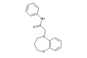 Image of 2-(3,4-dihydro-2H-1,5-benzothiazepin-5-yl)-N-phenyl-acetamide