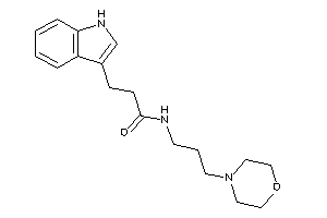 Image of 3-(1H-indol-3-yl)-N-(3-morpholinopropyl)propionamide
