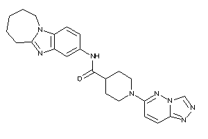 Image of N-(7,8,9,10-tetrahydro-6H-azepino[1,2-a]benzimidazol-3-yl)-1-([1,2,4]triazolo[3,4-f]pyridazin-6-yl)isonipecotamide