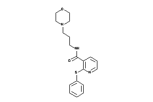N-(3-morpholinopropyl)-2-(phenylthio)nicotinamide