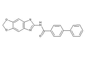 N-([1,3]dioxolo[4,5-f][1,3]benzothiazol-6-yl)-4-phenyl-benzamide