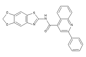 N-([1,3]dioxolo[4,5-f][1,3]benzothiazol-6-yl)-2-phenyl-cinchoninamide