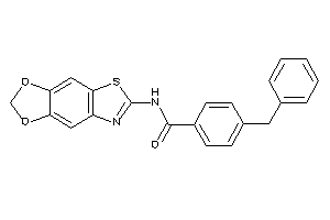 4-benzyl-N-([1,3]dioxolo[4,5-f][1,3]benzothiazol-6-yl)benzamide