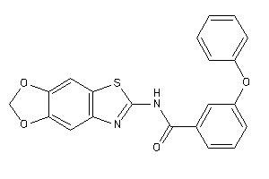 N-([1,3]dioxolo[4,5-f][1,3]benzothiazol-6-yl)-3-phenoxy-benzamide