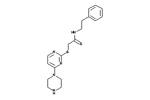 Image of N-phenethyl-2-[(4-piperazinopyrimidin-2-yl)thio]acetamide