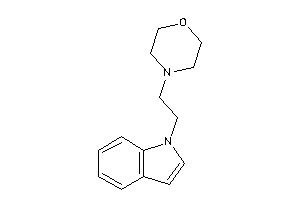 4-(2-indol-1-ylethyl)morpholine