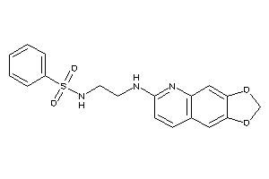 N-[2-([1,3]dioxolo[4,5-g]quinolin-6-ylamino)ethyl]benzenesulfonamide