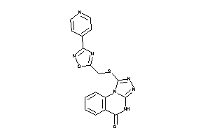 1-[[3-(4-pyridyl)-1,2,4-oxadiazol-5-yl]methylthio]-4H-[1,2,4]triazolo[4,3-a]quinazolin-5-one