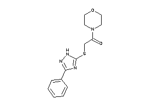 1-morpholino-2-[(3-phenyl-1H-1,2,4-triazol-5-yl)thio]ethanone