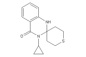 3-cyclopropylspiro[1H-quinazoline-2,4'-tetrahydrothiopyran]-4-one