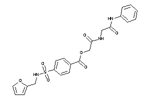 4-(2-furfurylsulfamoyl)benzoic Acid [2-[(2-anilino-2-keto-ethyl)amino]-2-keto-ethyl] Ester