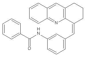 Image of N-[3-(2,3-dihydro-1H-acridin-4-ylidenemethyl)phenyl]benzamide
