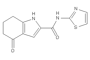 Image of 4-keto-N-thiazol-2-yl-1,5,6,7-tetrahydroindole-2-carboxamide