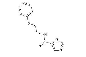 N-(2-phenoxyethyl)thiadiazole-5-carboxamide