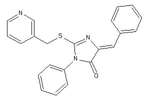 Image of 5-benzal-3-phenyl-2-(3-pyridylmethylthio)-2-imidazolin-4-one