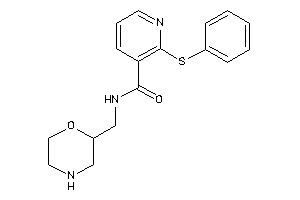 Image of N-(morpholin-2-ylmethyl)-2-(phenylthio)nicotinamide