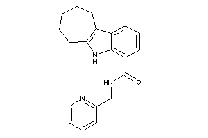 N-(2-pyridylmethyl)-5,6,7,8,9,10-hexahydrocyclohepta[b]indole-4-carboxamide