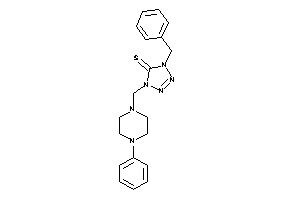 Image of 1-benzyl-4-[(4-phenylpiperazino)methyl]tetrazole-5-thione