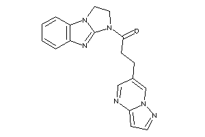 Image of 1-(1,2-dihydroimidazo[1,2-a]benzimidazol-3-yl)-3-pyrazolo[1,5-a]pyrimidin-6-yl-propan-1-one