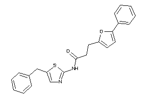 Image of N-(5-benzylthiazol-2-yl)-3-(5-phenyl-2-furyl)propionamide