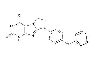 Image of 6-(4-phenoxyphenyl)-7,8-dihydro-4H-purino[7,8-a]imidazole-1,3-quinone
