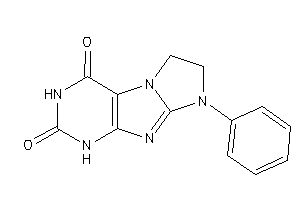 Image of 6-phenyl-7,8-dihydro-4H-purino[7,8-a]imidazole-1,3-quinone