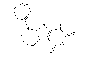 9-phenyl-1,6,7,8-tetrahydropurino[7,8-a]pyrimidine-2,4-quinone