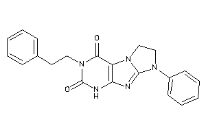 2-phenethyl-6-phenyl-7,8-dihydro-4H-purino[7,8-a]imidazole-1,3-quinone