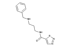 Image of N-[3-(benzylamino)propyl]thiadiazole-5-carboxamide