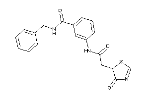 N-benzyl-3-[[2-(4-keto-2-thiazolin-5-yl)acetyl]amino]benzamide