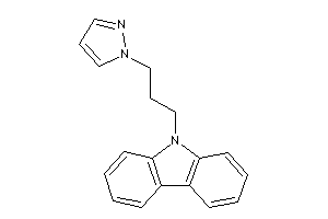Image of 9-(3-pyrazol-1-ylpropyl)carbazole